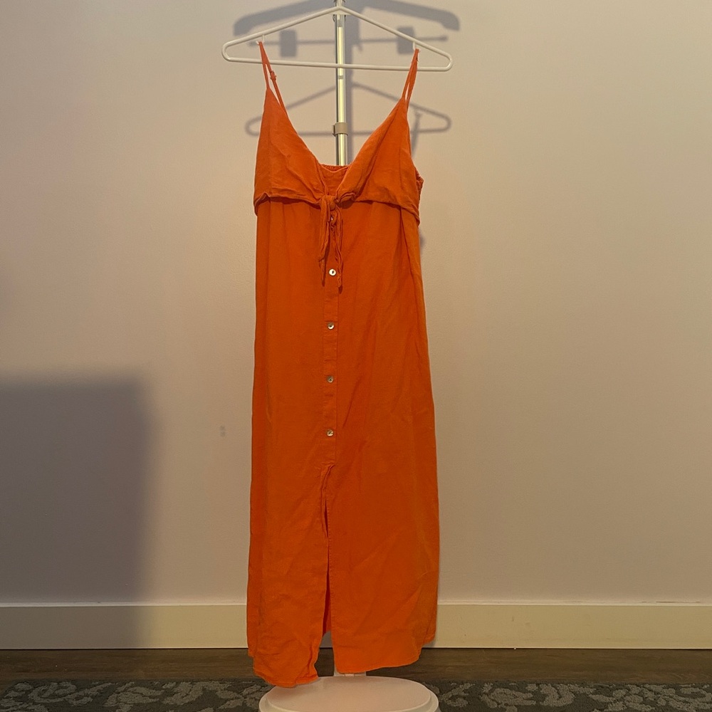 Bright Orange Summer Dress